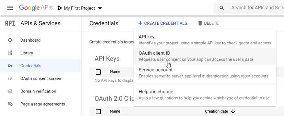 Ahoana ny fangatahana Google Drive Client ID sy Secret Key API?